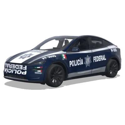 Федеральная полиция Мексики (Policia Federal de Mexico) – оклейка Tesla Model Y