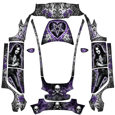 Gotisch (Gothic) – Tesla Model 3 Wrap