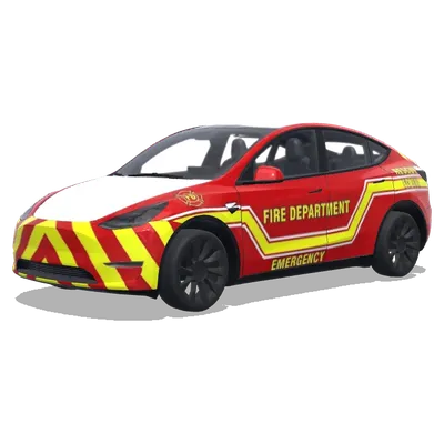 Rotes Feuer-Chevron-Lackierung – Tesla Model Y Wrap