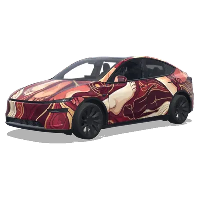 Erotisches Design – Tesla Model Y Wrap