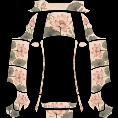 Lotus Wasserfarbe (lotus water paint) – Tesla Model Y Wrap