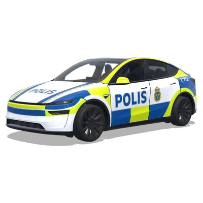 Шведская полиция (svensk polis) – оклейка Tesla Model Y