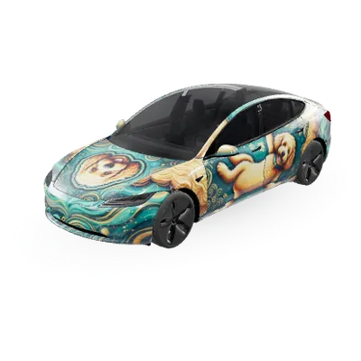 Goldendoodles – Tesla Model 3 Wrap