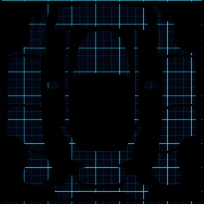 創戰紀格紋（Tron Plaid） – 特斯拉 Model Y 塗裝