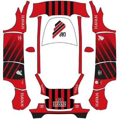 Athletico Paranaense – Tesla Model Y Wrap