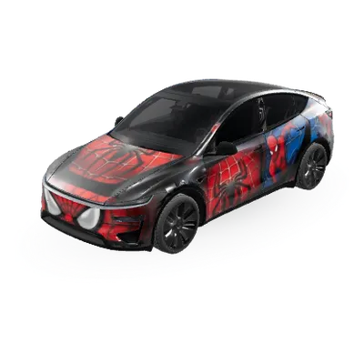 스파이더맨 (Spiderman) – 테슬라 Model Y 랩핑