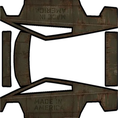 WWII Made in America (WWII made in America) – Tesla Cybertruck Wrap