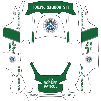 Пограничная служба (Border patrol) – оклейка Tesla Model Y