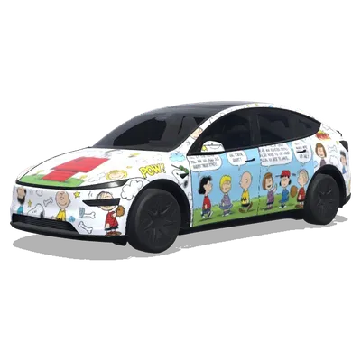 Snoopy – Tesla Model Y L Wrap