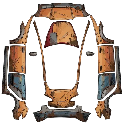 보더랜드 (Borderlands) – 테슬라 Model 3 랩핑