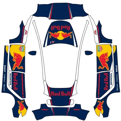 레드불 (Red Bull) – 테슬라 Model 3 랩핑