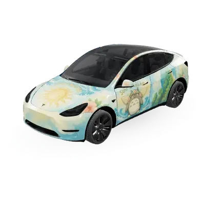 Mon voisin Totoro (Mon voisin Totorauto) – covering Tesla Model Y