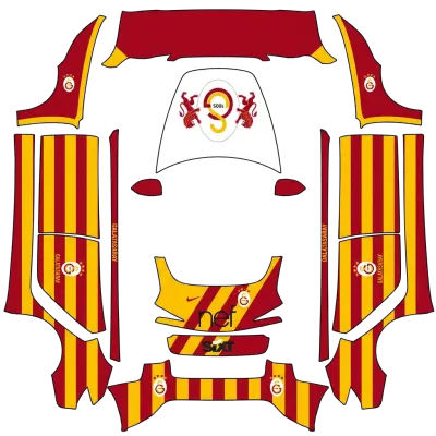 갈라타사라이 (Galatasaray) – 테슬라 Model 3 랩핑