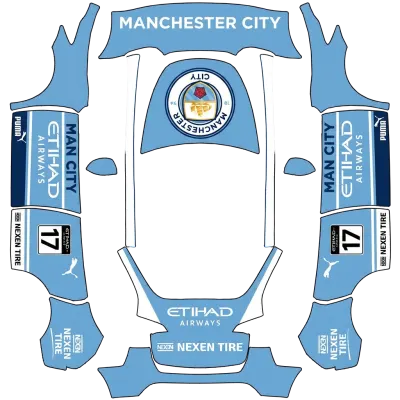 Manchester City – Tesla Model Y wrap