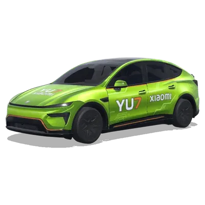 Grüner Xiaomi YU7 Skin (我要一个绿色小米YU7的皮肤，细节做好一点。) – Tesla Model Y L Wrap