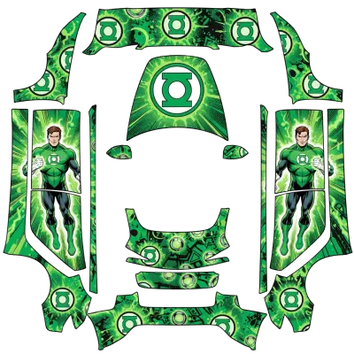 グリーンランタン (Green Lantern) – テスラ Model 3 ラッピング