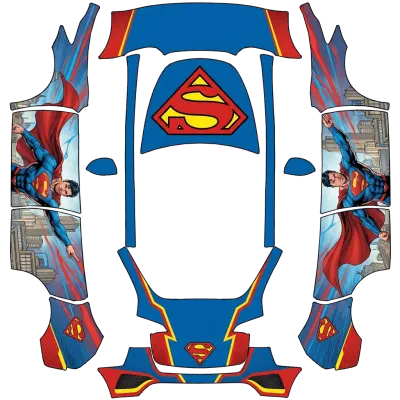 슈퍼맨 (Superman) – 테슬라 Model Y 랩핑