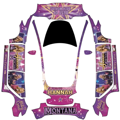 漢娜·蒙塔娜（Hannah montana） – 特斯拉 Model 3 塗裝