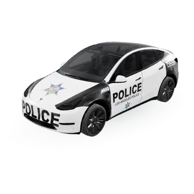 Polizei Los Angeles (Police LA) – Tesla Model Y Wrap