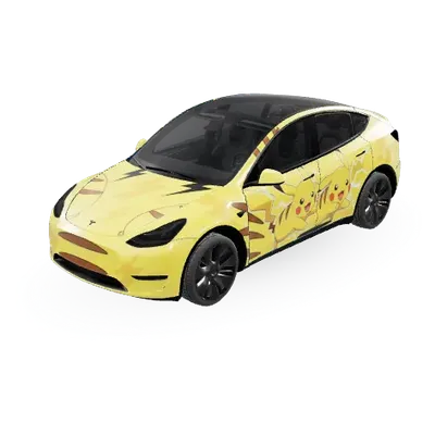 피카추 (pikacu) – 테슬라 Model Y 랩핑