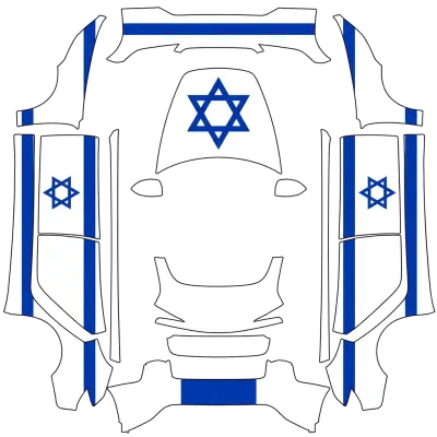 Israël (Israel) – covering Tesla Model 3