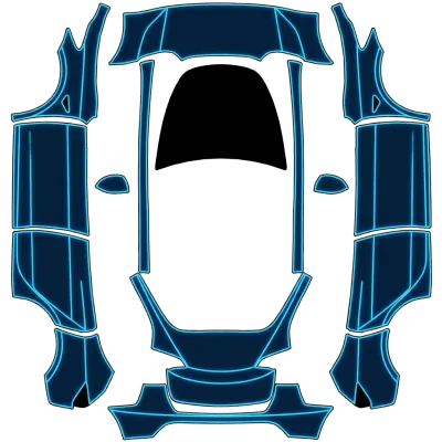 Blue t – Tesla Model Y Wrap