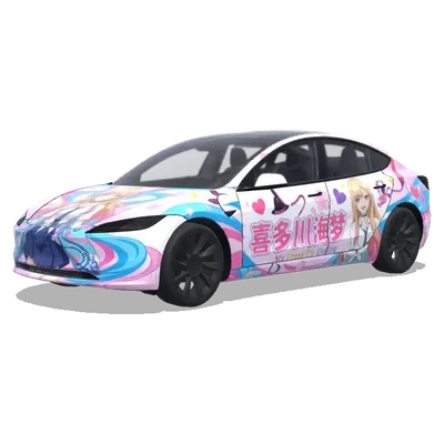 Marin Kitagawa Itasha (帮我设计喜多川海梦的痛车) – Tesla Model 3 wrap