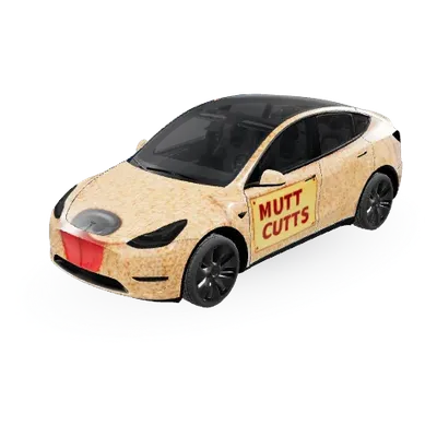 Mutt Cutts – оклейка Tesla Model Y