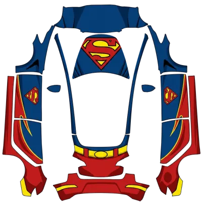スーパーマン (Superman suite) – テスラ Model 3 ラッピング