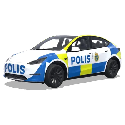 Шведская полиция (Svenska polisen) – оклейка Tesla Model Y