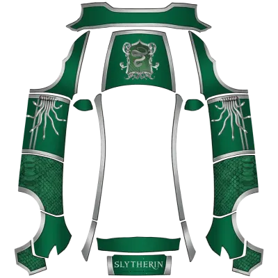 Slytherin – Harry Potter (Slytherin - Harry Potter) – Tesla Model Y Wrap