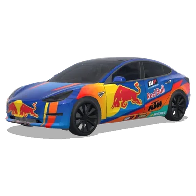 ktm redbull – Tesla Model 3 wrap