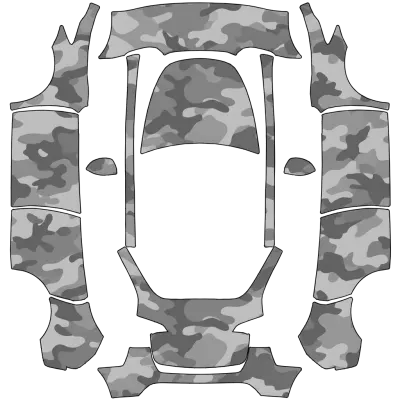 灰色迷彩（Gray Camo） – 特斯拉 Model Y 塗裝