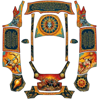 Mahabharata (Kurukshetra: The Great War of Mahabharata) – covering Tesla Model Y