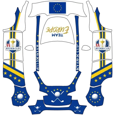 Ryder Cup Sieger (Ryder Cup - winning team :)) – Tesla Model Y Wrap