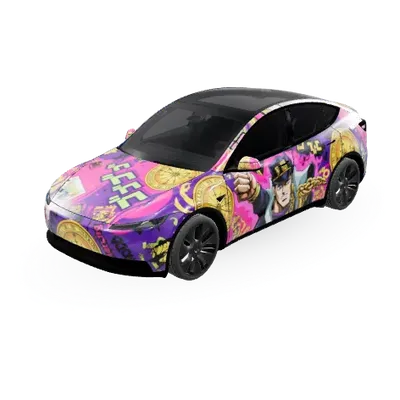 JoJos Bizarre Adventure (jojo的奇妙冒险) – Tesla Model Y Wrap