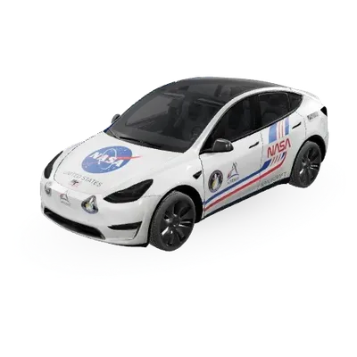 NASA 2 (Nasa 2) – оклейка Tesla Model Y