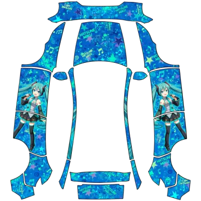 Hatsune Miku (miku) – Tesla Model Y Wrap