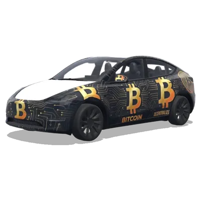 btc – Tesla Model Y wrap