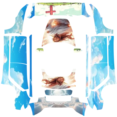 Jésus (JESUS) – covering Tesla Model 3