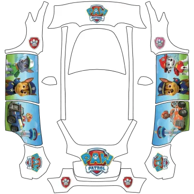 파워퍼프걸 (PAW PATROL) – 테슬라 Model Y 랩핑