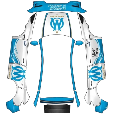 Club Marseille – Tesla Model Y wrap