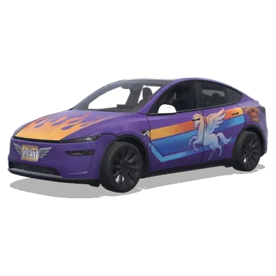オンワードのバン (The van from Onward by Pixar) – テスラ Model Y ラッピング