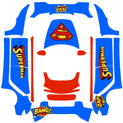 슈퍼맨 테슬라 (Superman Tesla) – 테슬라 Model 3 랩핑
