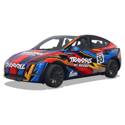 Traxxas (Traxxas模型车) – оклейка Tesla Model Y
