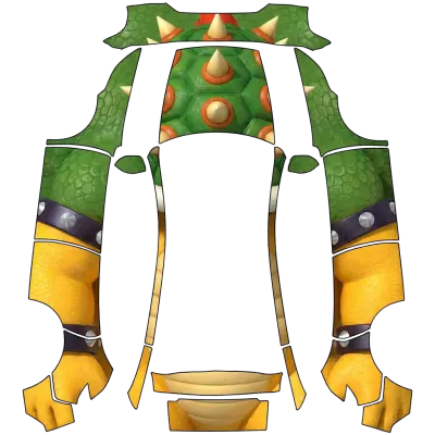 クッパシェル (Bowser Shell) – テスラ Model Y ラッピング