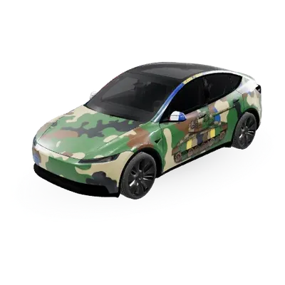 フランス陸軍 (french army) – テスラ Model Y ラッピング