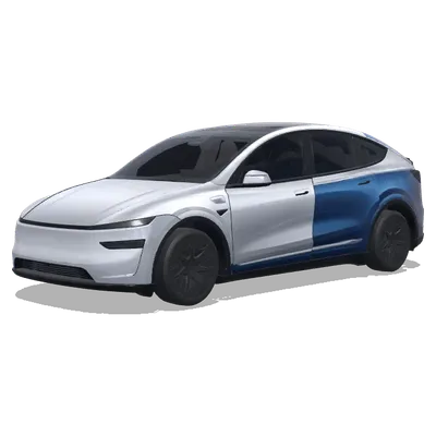 Bleu argenté bicolore (问界M9) – covering Tesla Model Y L