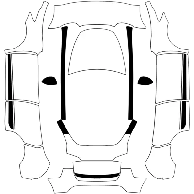 Black And White Performance – Tesla Model Y wrap