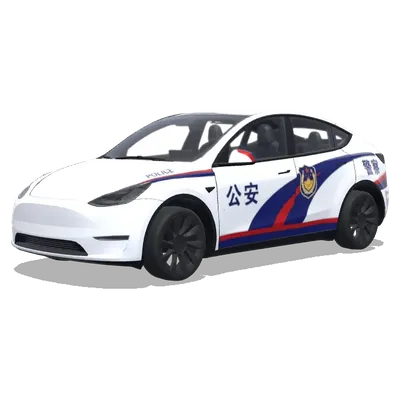 Chinesische Polizei (中国人民警察的最新版警车公安) – Tesla Model Y Wrap